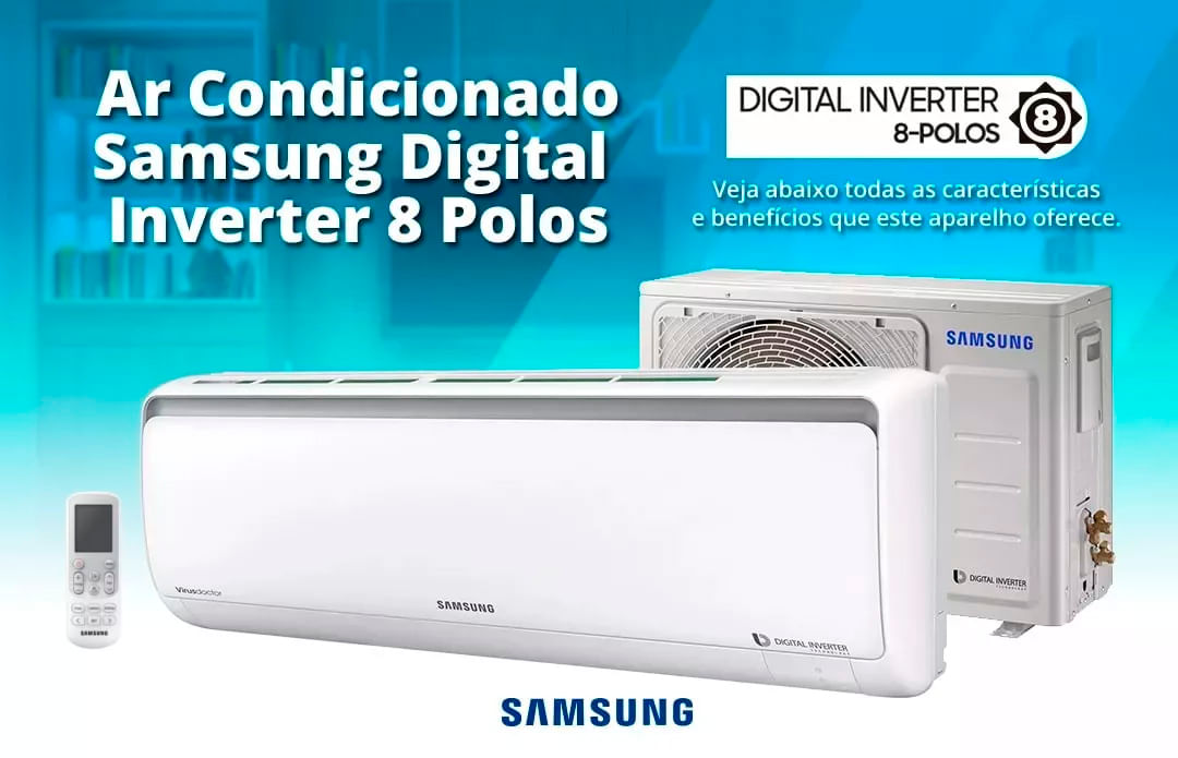 Split Hi Wall Inverter Samsung Digital 8 Polos Split Hi Wall Inverter Samsung Digital 8 Polos