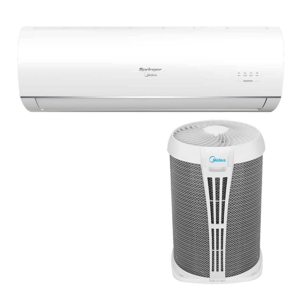 Ar Condicionado Split Hi Wall Inverter Springer Midea Air Evolution 9 000 Btus Frio 220v Climario