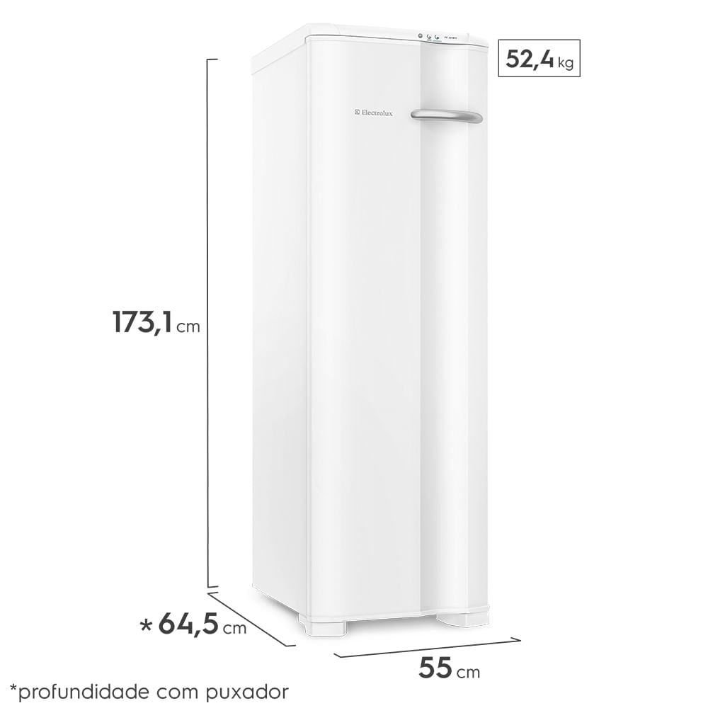 Freezer Vertical 203 Litros Electrolux FE26 Branco 127V Clima Rio