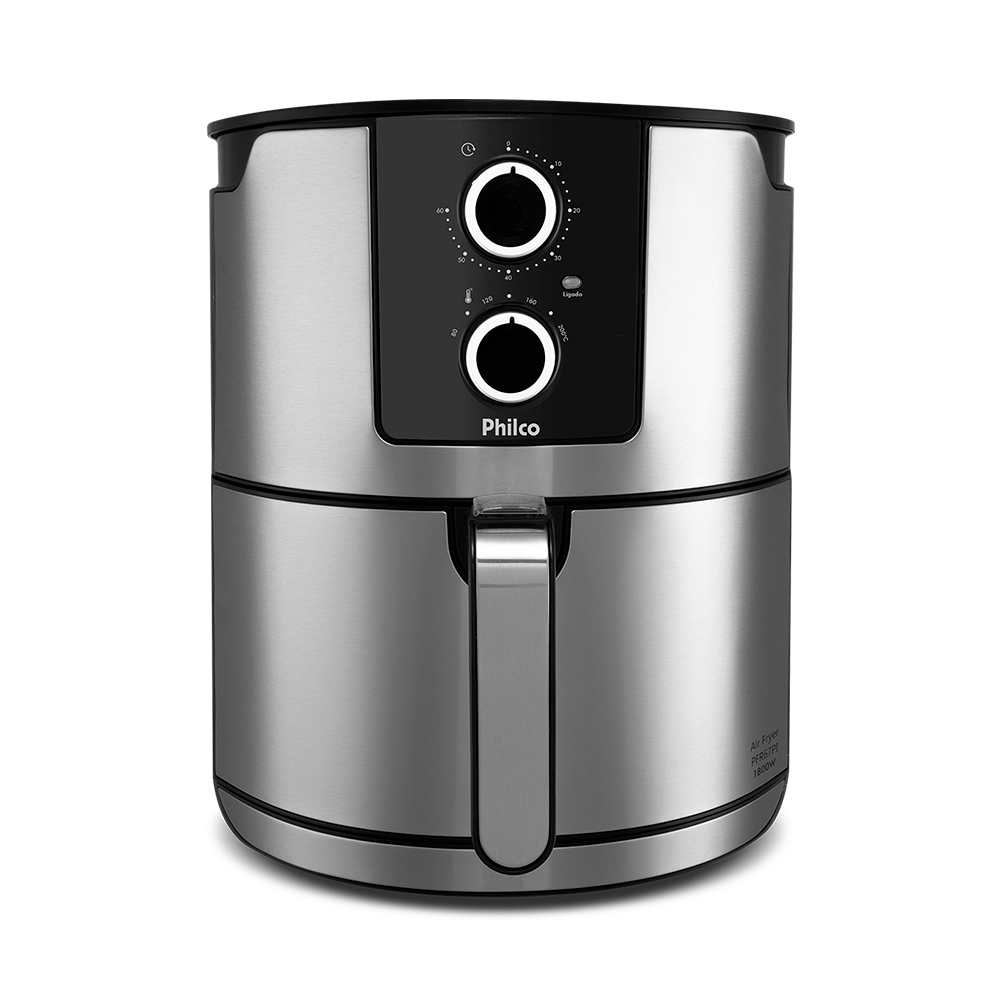 Fritadeira Air Fry Philco 6 Litros PFR67PI Preto com Inox 220V