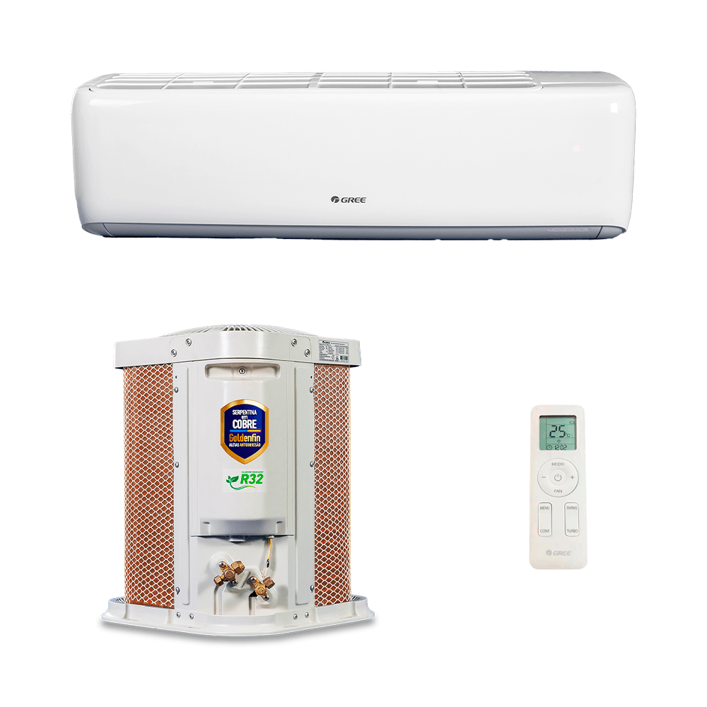 Ar Condicionado Split Hi Wall Gree G-Top Auto Inverter 18.000 Btus Quente e Frio 220v R-32