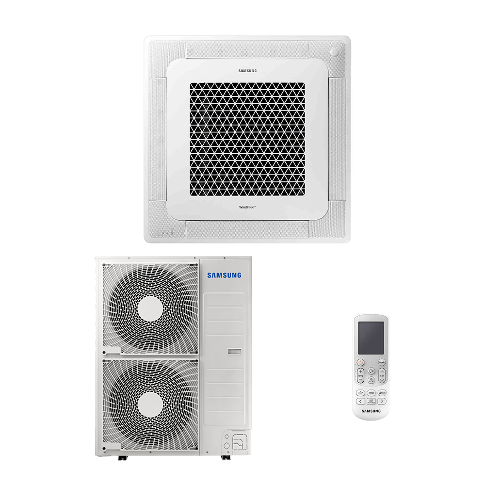 Ar Condicionado Inverter Samsung WindFree Cassete 4 Vias 54.000 Btus Quente E Frio 220V R-32