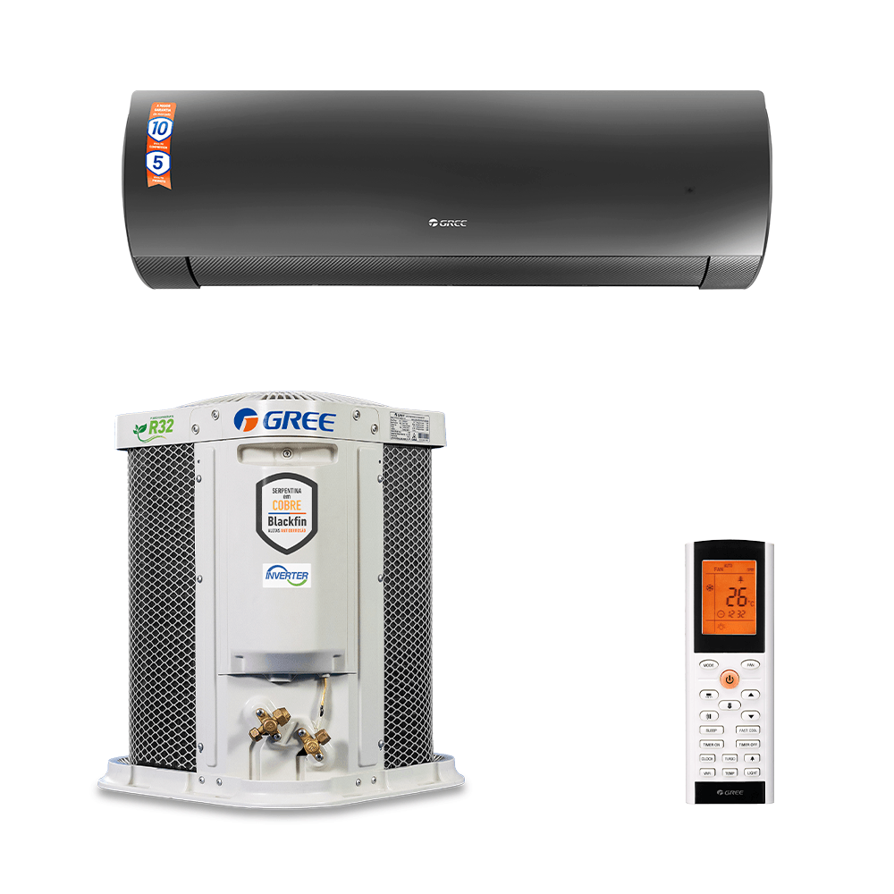 Ar Condicionado Split Hi Wall Gree G-Diamond Auto Inverter 18.000 Btus Quente e Frio 220v R-32