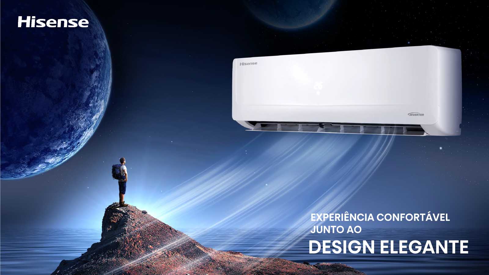 Ar Condicionado Split Hi Wall Hisense Connect Inverter 36.000 Btus