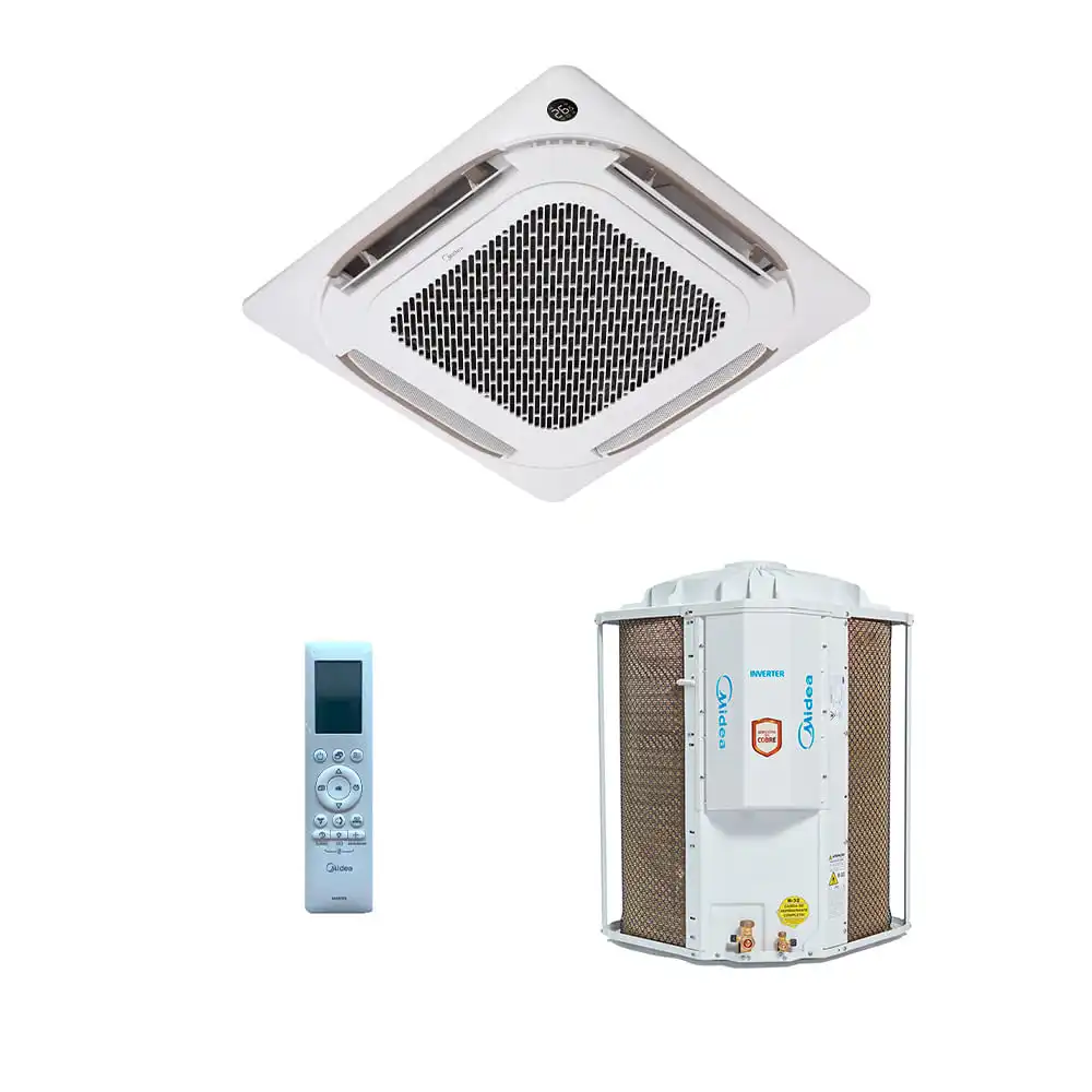 Ar Condicionado Split Cassete  4 Vias Connect Inverter Midea 58.000 Btus Frio 220v R-32