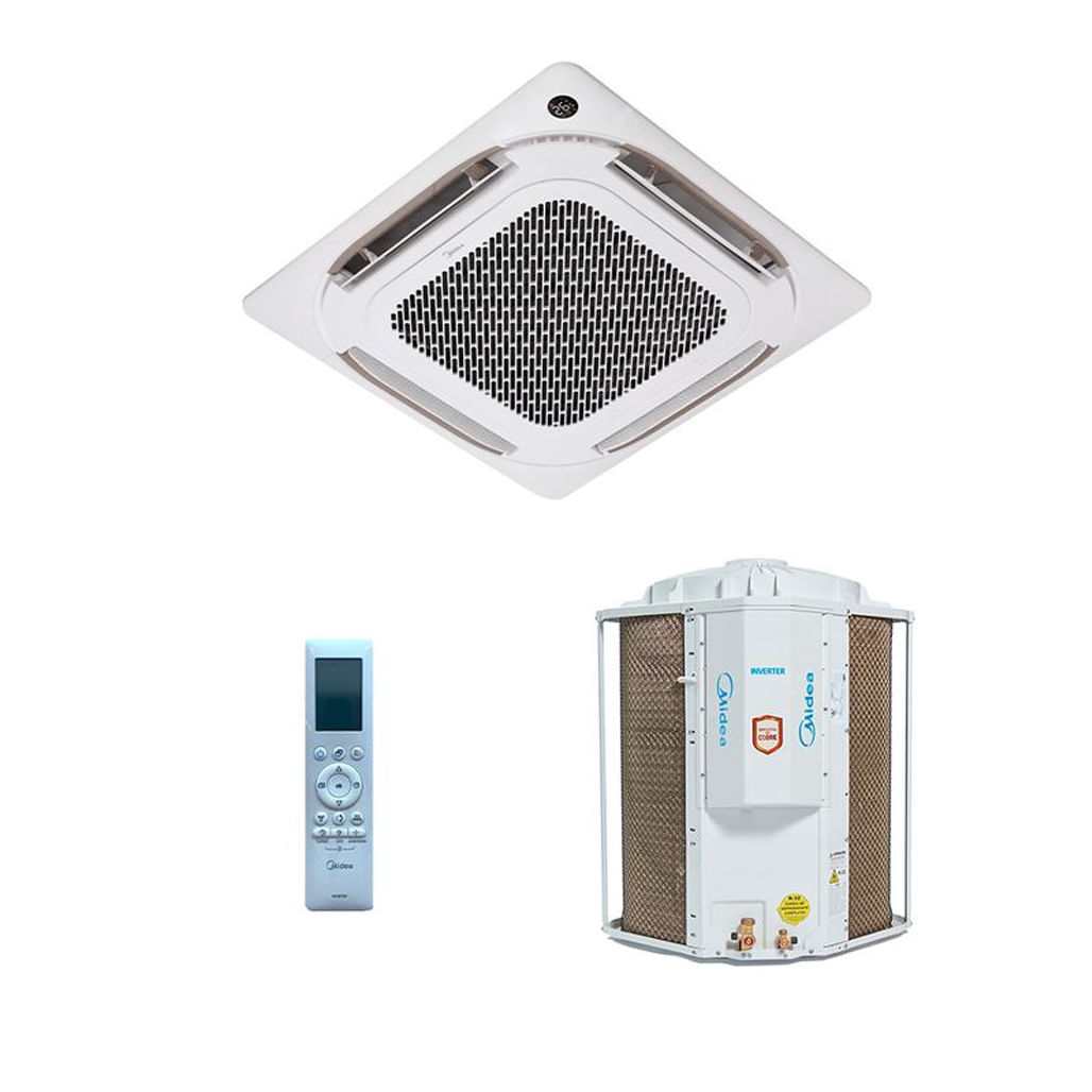 Ar Condicionado Split Cassete Inverter 4 Vias Wi-Fi Midea 36.000 Btus 220v Frio R32