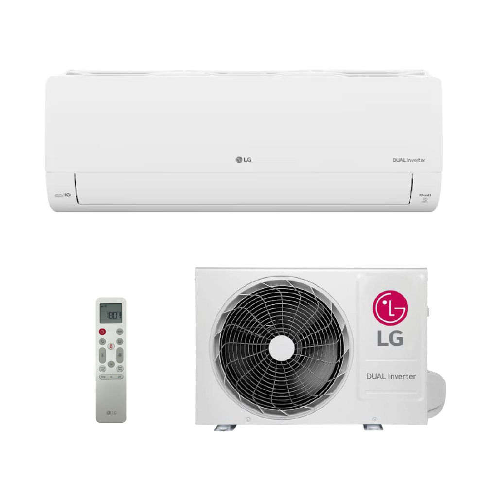Ar Condicionado Split Hi Wall LG Dual Voice AI Inverter 22.000 Btus Frio 220v R-32