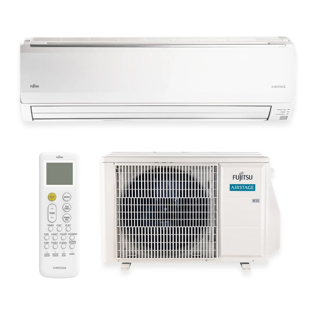 Ar Condicionado Split Hi Wall Fujitsu Airstage Premium Inverter 24.000 Btus Quente e Frio 220v R-32 Ar Condicionado Split Hi Wall Inverter Fujitsu Airstage Premium  24.000 Btus Quente e Frio 220v R-32