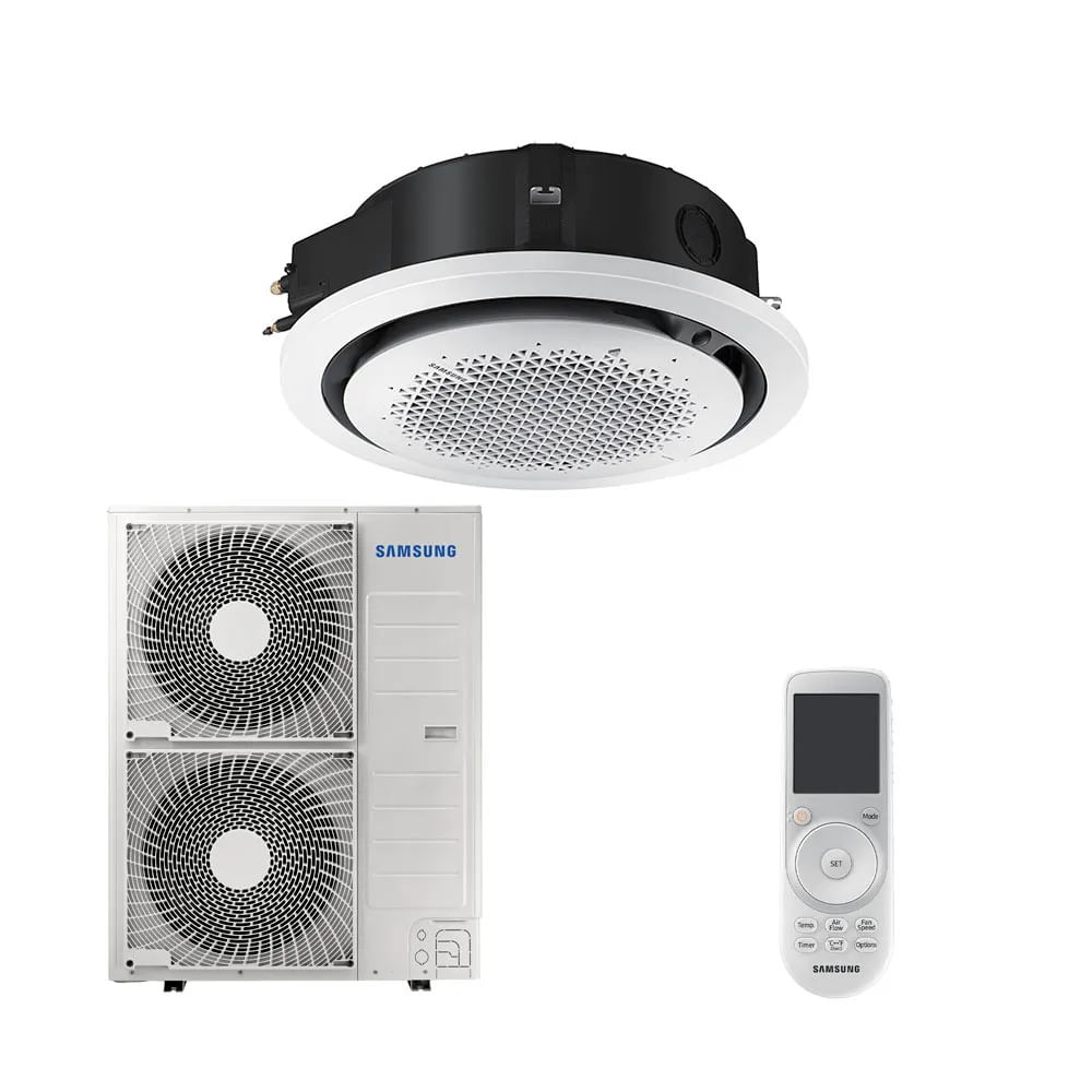 Ar Condicionado Split Cassete Inverter Samsung 360º WindFree 53.000 Btus Quente e Frio 220v R-32