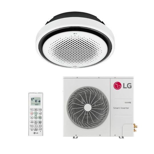 Ar Condicionado Split Cassete LG 360° Inverter 53.000 Btus Quente e Frio 220V R-32