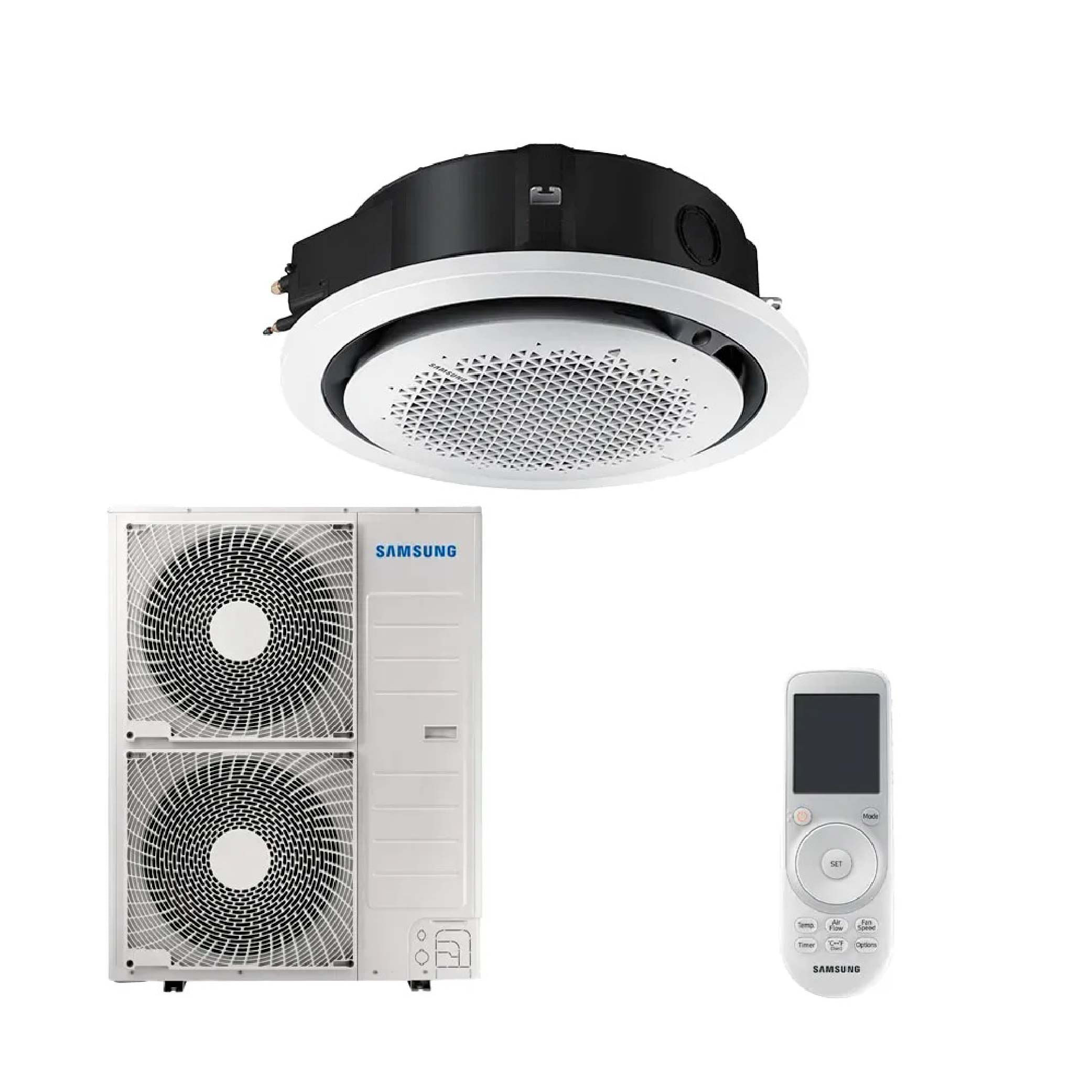 Ar Condicionado Split Cassete Samsung 360º WindFree Inverter  52.000 Btus Quente e Frio 220v R-32 Ar Condicionado Split Cassete Samsung 360º WindFree Inverter 52.000 Btus Quente e Frio 220V R-32