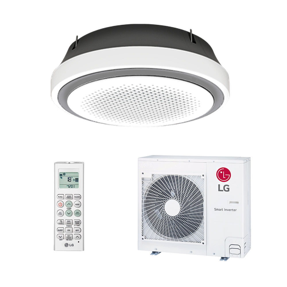 Ar Condicionado Split Cassete LG 360° Inverter 36.000 Btus Quente e Frio 220V R-32
