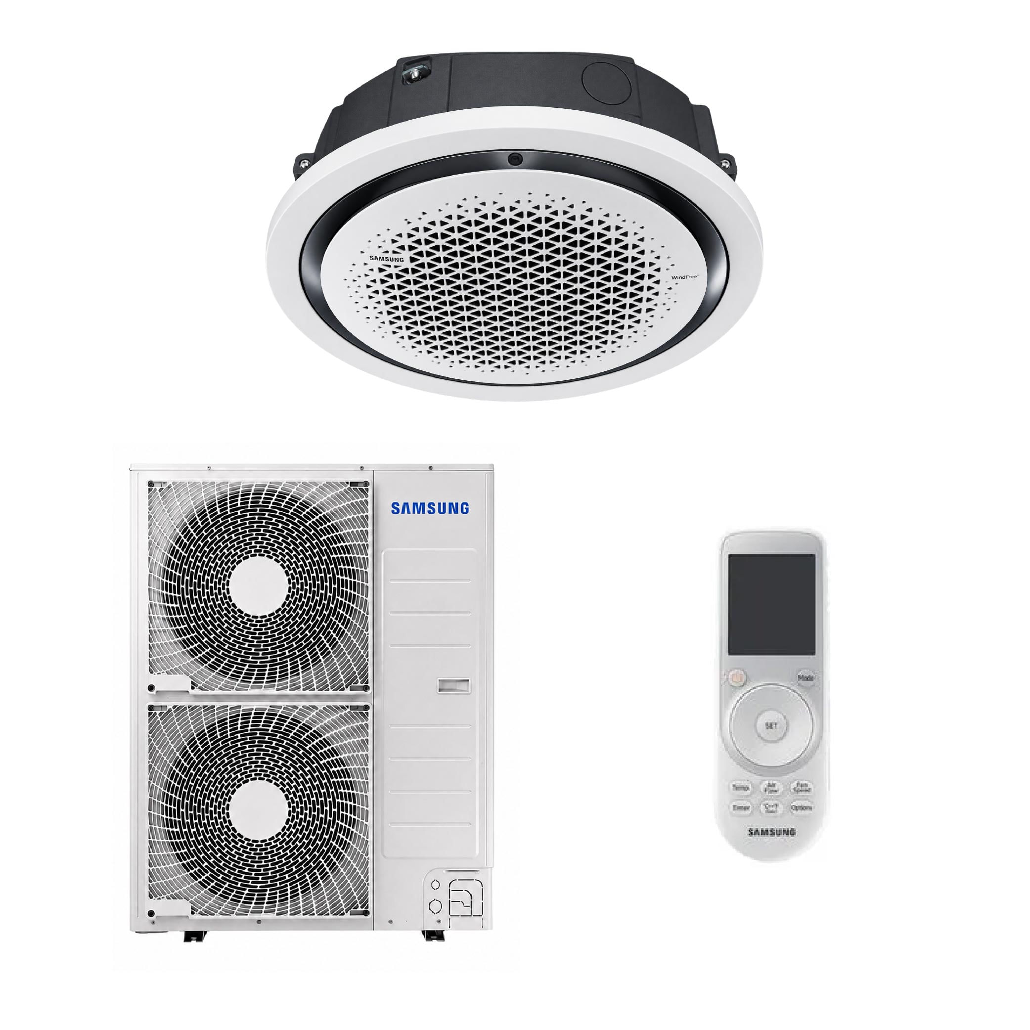 Ar Condicionado Split Cassete 360° WindFree Samsung Connect Inverter 36.000 Btus Quente e Frio 220V R-32