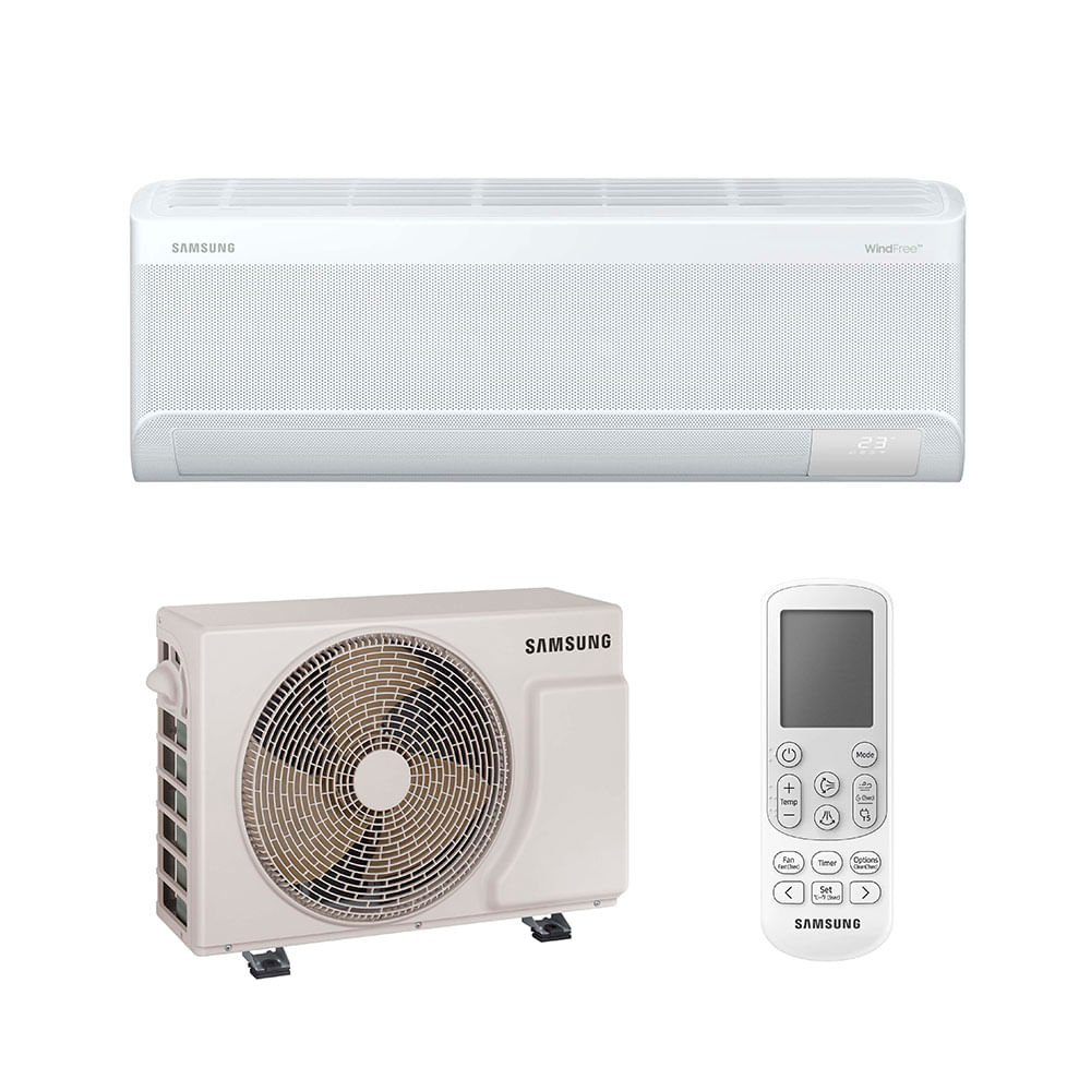 Ar Condicionado Split Hi Wall WindFree AI Pro Samsung Inverter 18.000 Btus Frio 220v R-32