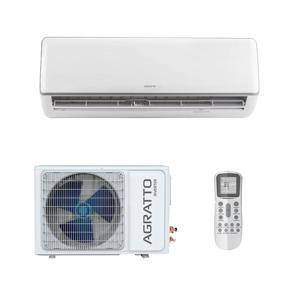 Ar Condicionado Split Hi Wall Zen Agratto Inverter 30.000 Btus Frio 220v R-32